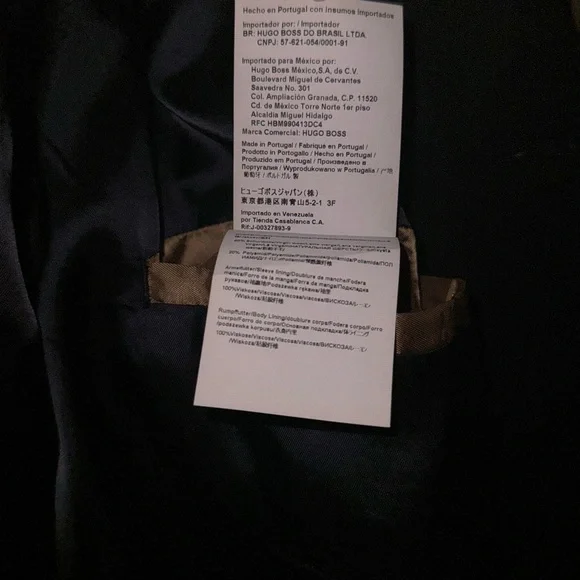 Hugo Boss "Wool-Bend Coat With Full Lining" for Men